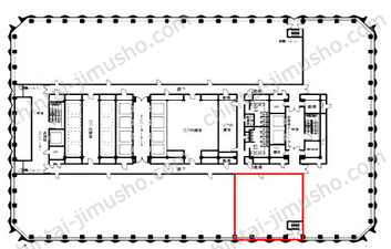 新宿センタービル／+OURS新宿の間取図
