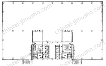 MS芝浦ビル4階の間取図