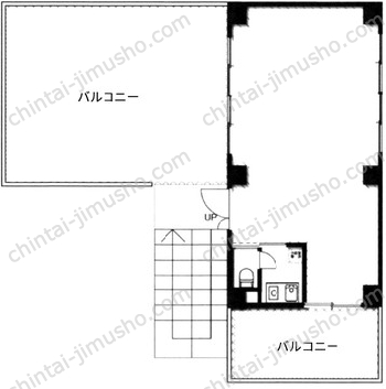武居ビル5階の間取図