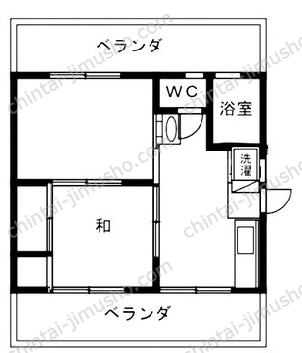 長谷川ビルの間取図