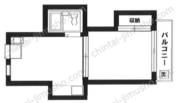古谷マンションの間取図