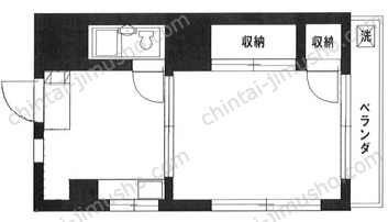 古谷マンションの間取図