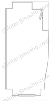 フェアモントタワーズWEST1階の間取図