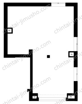 （仮称）北沢2丁目貸店舗1階の間取図