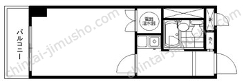 飯倉ヒルズ11階の間取図