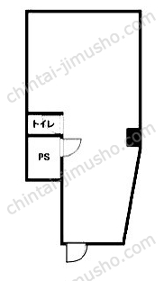 高橋ビル1階の間取図