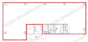 TS-3BLDG7階の間取図