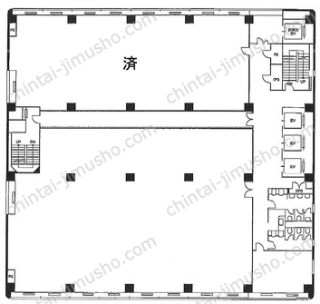 渋谷道玄坂東急ビルの間取図
