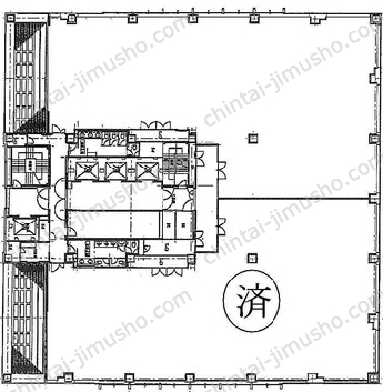 恵比寿ビジネスタワー／ビジネスエアポート恵比寿の間取図