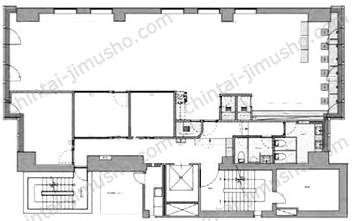 新宿御苑フロント3階の間取図