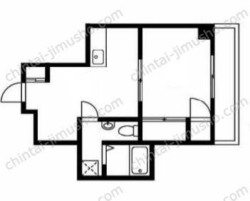ハイツ大森3階の間取図