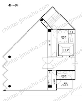 Grandir 赤坂見附の間取図