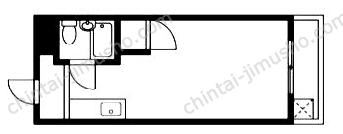 緑が丘グリーンヒルビル2階の間取図