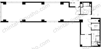 VORT西新宿NEX8階の間取図