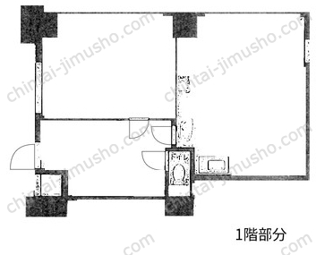 ツインタワー住利 住吉館1階の間取図