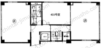 大手町宝栄ビルの間取図