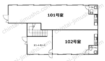 虹信ビルの間取図