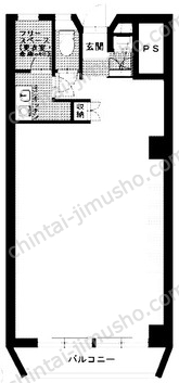 コーポ高砂3Fの間取図