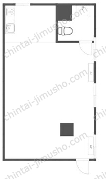 虹信ビルの間取図