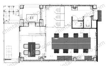 近鉄半蔵門SQUARE5階の間取図