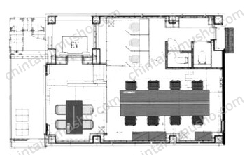 近鉄半蔵門SQUARE12階の間取図