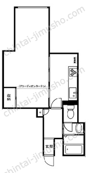 三田慶応ビジデンスの間取図