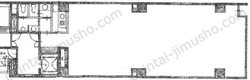 TFAビル4階の間取図