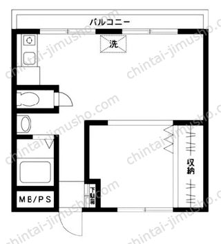 近富マンションの間取図