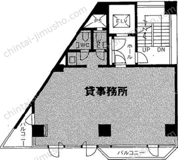 五反田塩谷ビル9階の間取図