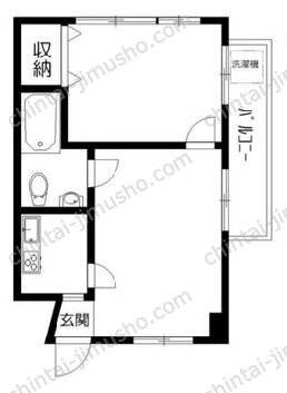 トキワマンションの間取図