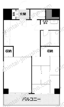 ハイツオーエドの間取図