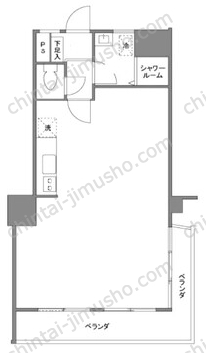 キャニオンマンション板橋2階の間取図