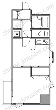 アークビル目白2階の間取図