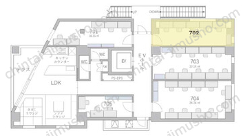 12KANDAの間取図