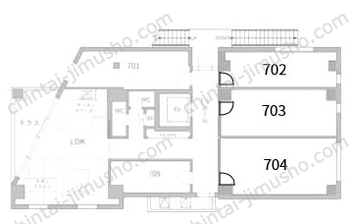 12KANDA7Fの間取図