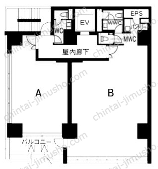 CIRCLES秋葉原駅前2階の間取図