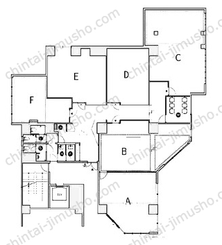 THE HUB 新宿 BASE2Fの間取図