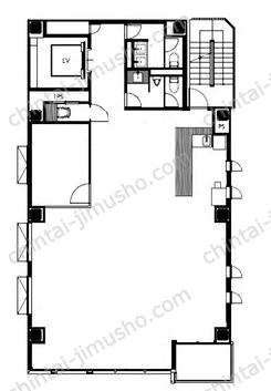 Sreed EBISU+C8階の間取図