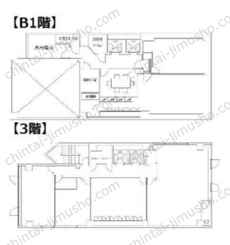 北大手町スクエアの間取図