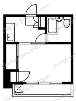 ビジョンコーポ2階の間取図