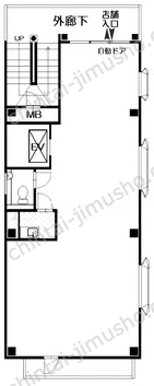 NKビル2Fの間取図