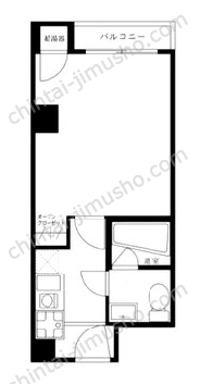 シャルマン築地明石町の間取図