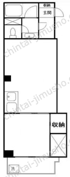 第三長門ビル4Fの間取図