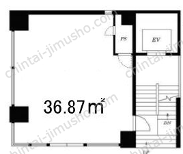 ナリヅカビル1階の間取図