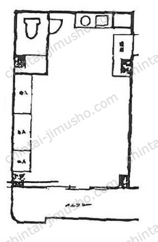 千駄ヶ谷ホリタンの間取図