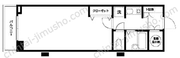 マートルコート麹町11階の間取図
