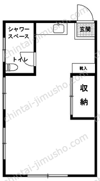 杉本ビル3階の間取図