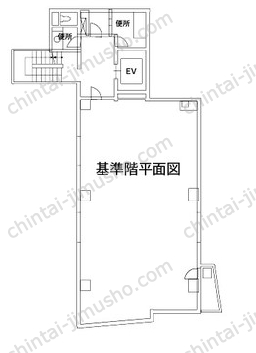 ファイブアネックスB1階の間取図