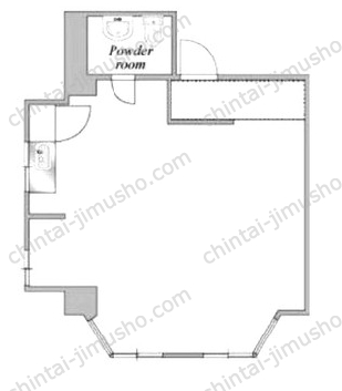 勝どき中央ロードスの間取図