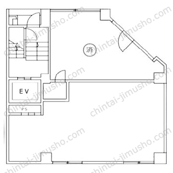 伊藤ビル1階の間取図
